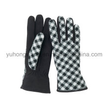 Lady Warm Single Layer Polar Fleece Printed Gloves/Mittens